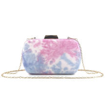 New Fashion Tie dye  cotton fabric ladies clutch bag clutch purses evening bags